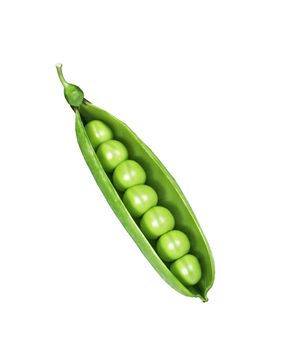 peas isolated on white background