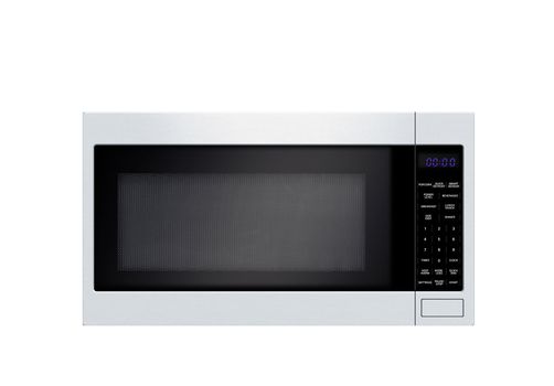 stylish microwave oven isolated on white background