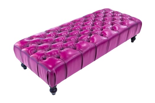 purple luxury sofa isolated with clipping path