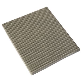 Sample of acoustic insulation for soundproofing floor - isolated over white