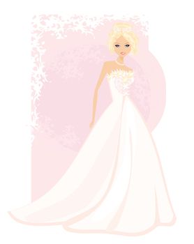 Beautiful bride card