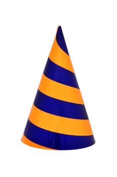 Party hat on a white background