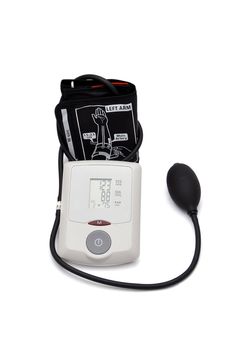 tonometer for measuring blood pressure on a white background