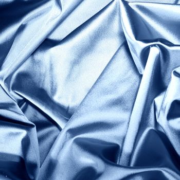 blue satin background closse up