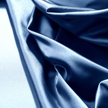 blue satin background closse up