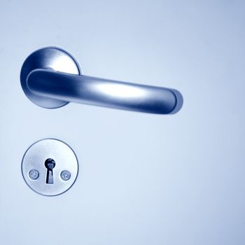 door handle close up