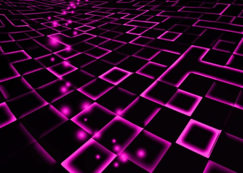 abstract mosaic fuchsia background