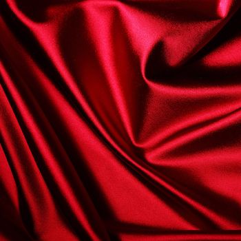 red satin background close up
