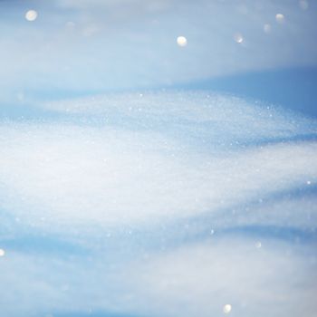 snow background close up
