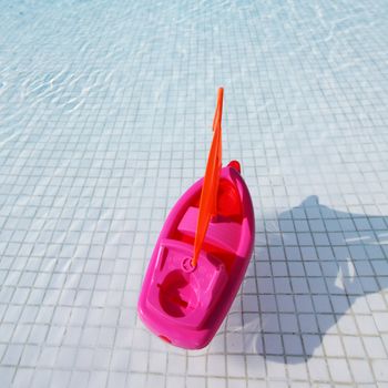  toy ship swimming pool
