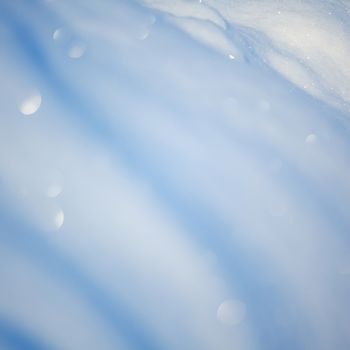 snow background close up