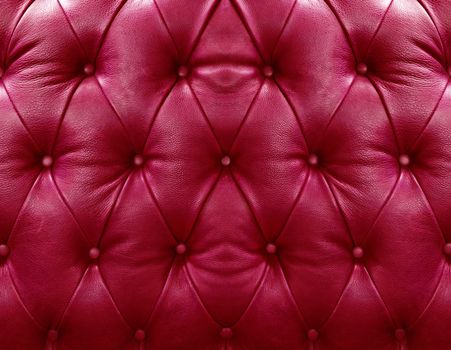 Red upholstery leather pattern background