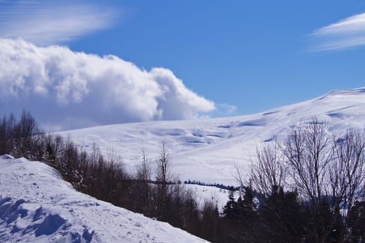 The magnificent mountain scenery of the Caucasus Nature Reserve