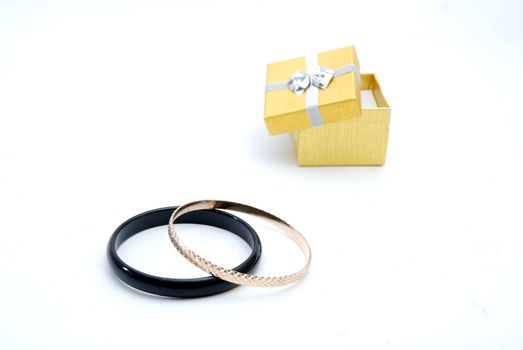 Fashion bracelet isolated on white background