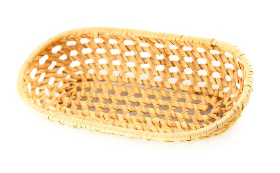 little elm basket isolated on white background