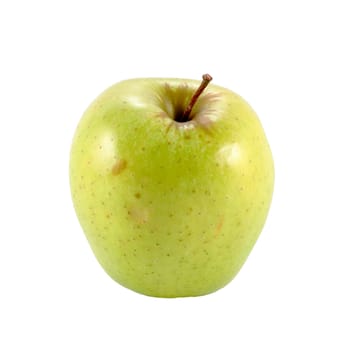 golden delicious green apple cut in square