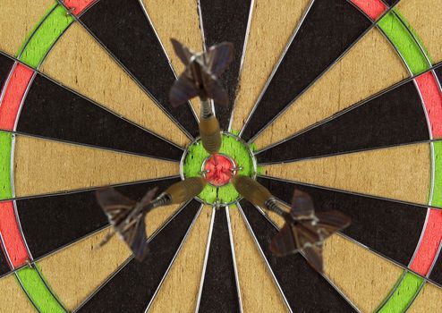 Full Frame of Dart Board