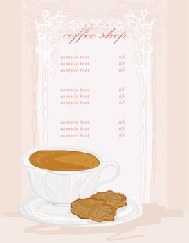 menu coffee shop