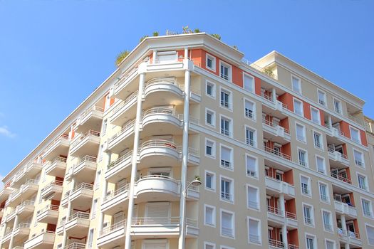 Modern building in Nice, French Riviera