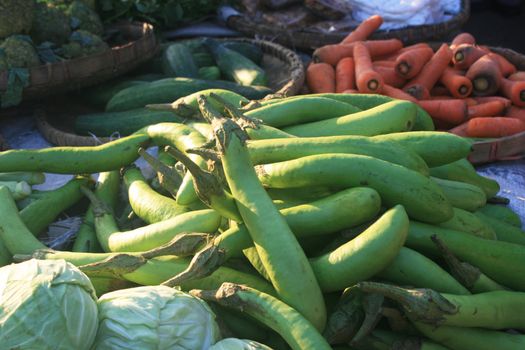 Vegetables found in an old market.