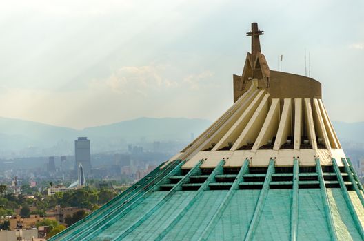 Basilica of Our Lady of Guadalupe in Mexico City, one of the most famous Catholic shrines in Latin America