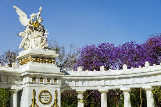 Monument to Benito Juarez in Mexico City