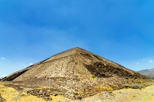 Pyramid of the Sun at the ancient city of Teotihuacan near Mexico City