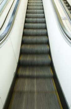 Close up of Moving Escalator