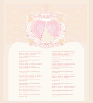 elegant wedding invitation