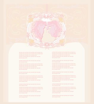 elegant wedding invitation