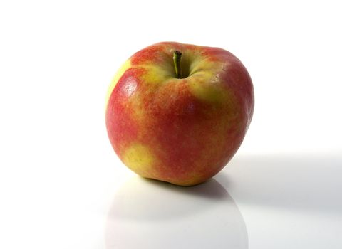 fresh golden delicious red and yellow apple