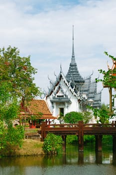 temple in Mueang Boran, aka Ancient Siam, Bangkok, Thailand