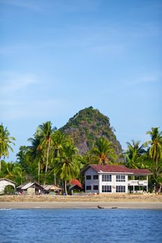 tropical beach, Andaman Sea Shore in Thailand