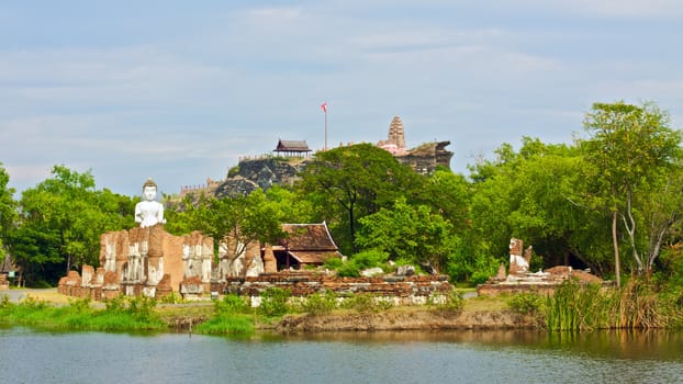 ruins in Mueang Boran, aka Ancient Siam, Bangkok, Thailand