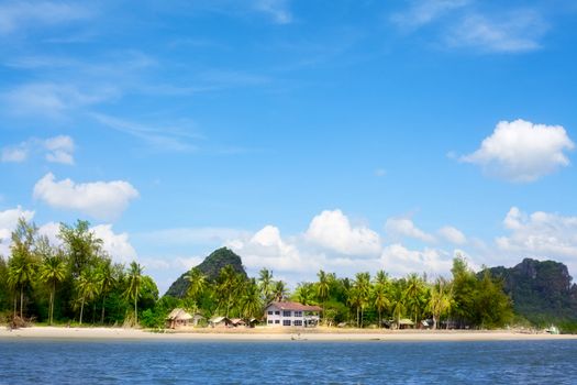 tropical beach, Andaman Sea Shore in Thailand