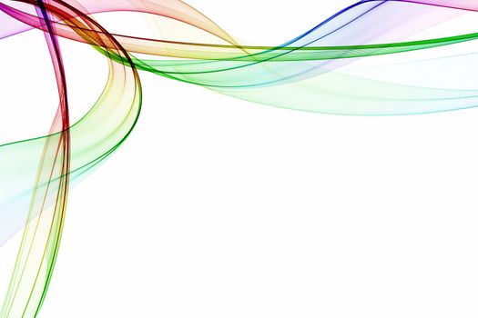 an abstract rainbow wallpaper on white background
