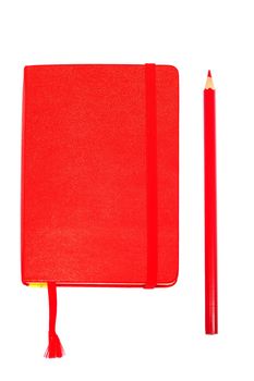 An image of Moleskine notebook on white background