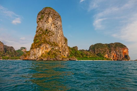 Rayleigh's beach in the province Krabi. Thailand