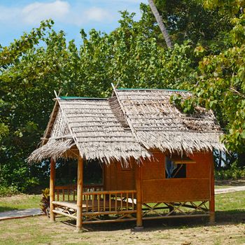 bungalow resort in jungle, Andaman Shore, Thailand