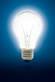 light bulb with clipping path