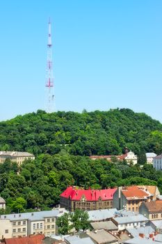 lviv at summer, view from City Hall