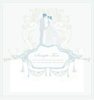 elegant wedding invitation