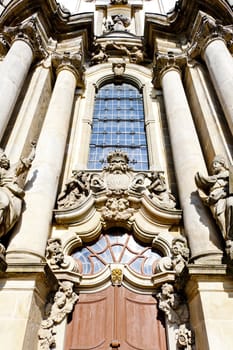 pilgrimage church in Krzeszow, Silesia, Poland