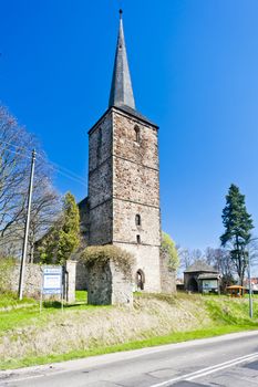 romanesque church in Swierzawa, Silesia, Poland