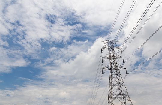 electricity high voltage pylon