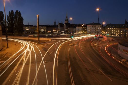 Cityscape out of Stockholm in Sweden