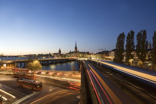 Cityscape out of Stockholm in Sweden