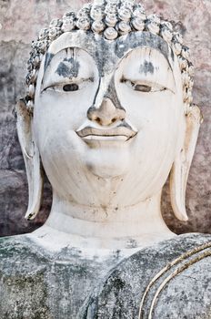 Buddha face close up