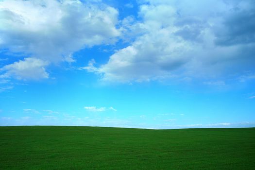 An image of dramatic sky over field