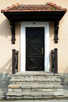 An image of a door of a fortres